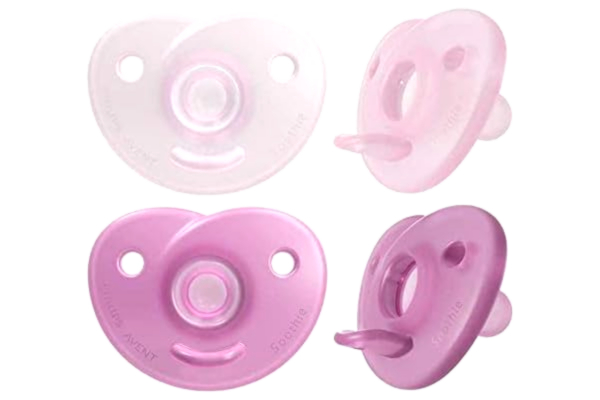 Philips  Avent Soothie Heart, utformad efter de barnets naturliga ansiktskonturer, med silikon av medicinsk kvalitet, 2 st., SCF099/22