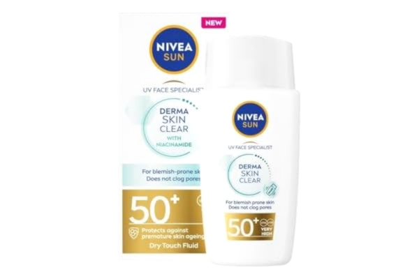 Nivea NIVEA SUN Derma Blemish Control Niacinamid solskyddsmedel SPF50+, 40 ml