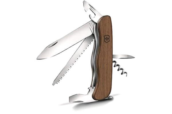 Victorinox , Schweizer Taschenmesser, Forester, Multitool, 10 Funktionen, Klinge, gross, Dosenöffner, Schraubendreher 3 mm, Feststellklinge