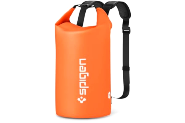 Spigen  Aqua Shield Waterproof Bag 30L Dry Bag vattentät ryggsäcksväska för strand, simning, camping, båtliv, kajakpaddling -Orange