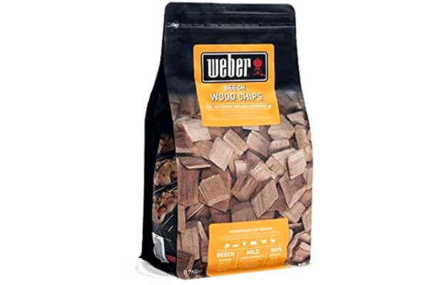 Weber  Rökflis av Bok (700g Förpackning) - subtil, sötaktig doft, perfekt för ost, grönsaker, fisk, fågel & griskött, EU-produkt, hållbart framställt, FSC-certifierat trä (17622)