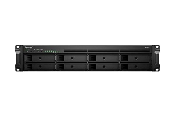 Synology  RS1221+ Rackmount-NAS-hölje, Svart