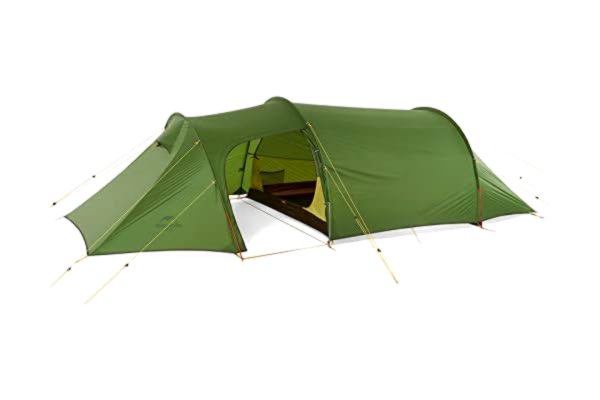 NatureHike Naturehike Opalus Tunnel Tente de Randonnée Familiale Spacieuse et Légère Autoportante Imperméable Autoventilation pour Camping Activités en Plein air pour 2/3 Personnes avec Auvent (20 D Vert - 3P)