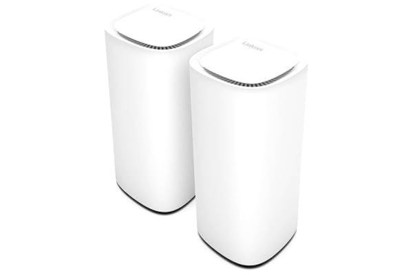 Linksys  VELOP Pro 7 MBE7002 Tri-Band Mesh WiFi 7 Router (2-Pack) - Mesh router 802.11a/b/g/n/ac/ax/be (Wi-Fi 7)