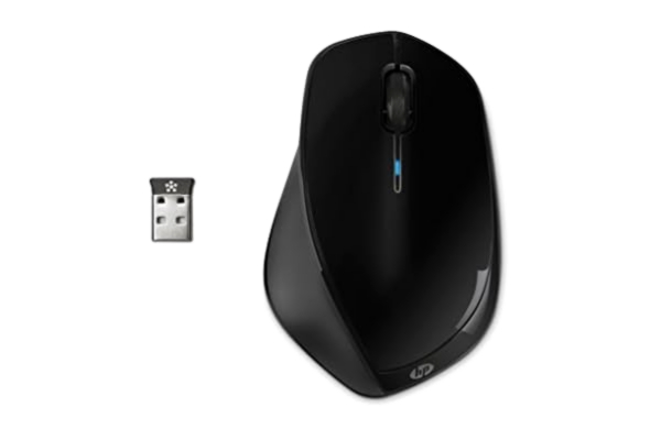 HP Souris Wi-Fi HP x4500 sans fil, radio laser noir