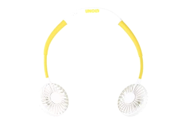 Unold  86690 Håndsprøjte/ventilator hvid - gul halsventilator (86690)