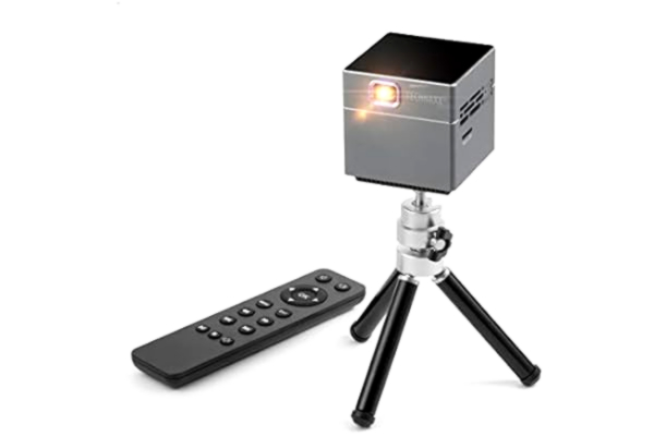 Technaxx  Mini Portable Phone Projector – Wireless Mini HDMI Projector – Watch TV and Movies everywhere TX-126