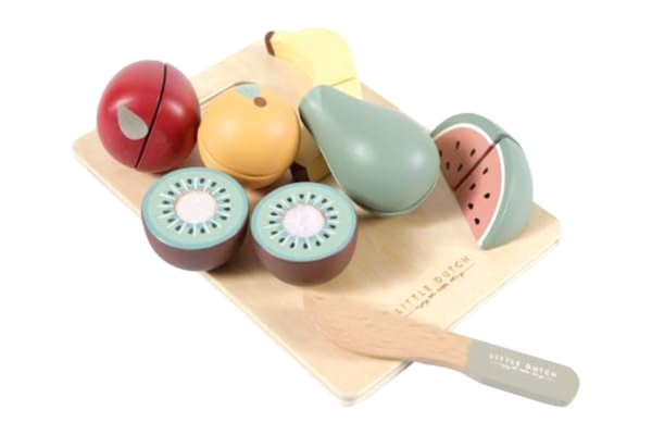 Little Dutch Tiamo Little Dutch 4485 trä frukt att skära frukt