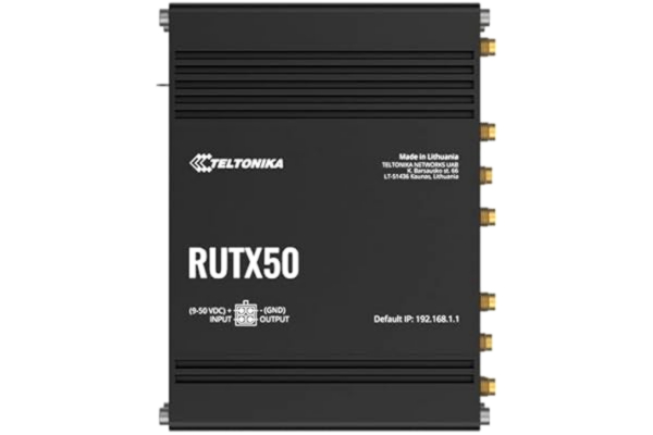 Teltonika TELTONIKA RUTX50 Router, Silver, 50 x 50 x 28 cm