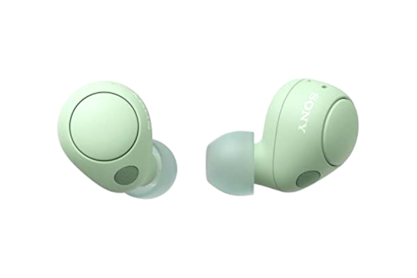 Sony  WF-C700 - Trådlösa bluetooth-hörlurar med brusreducering - optimerad för Alexa och Google Assistant - inbyggd mikrofon för dina samtal - grön