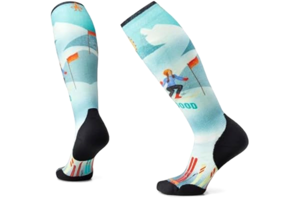 Smartwool  Ski Targeted Cushion Snow Bunny Strumpor för kvinnor, Capri, S