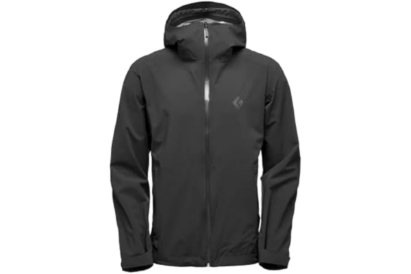 Black Diamond  M Stormline Stretch Rain Shell Zwart, Heren Regenjas, Maat XS - Kleur Zwart