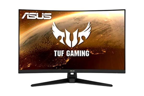 Asus ASUS TUF Gaming VG328H1B 80,01 cm (31,5 inch) Gebogen Monitor (Full HD, 165Hz, Adaptive-Sync, Free-Sync Premium, VGA, HDMI, 1ms reactietijd) Zwart