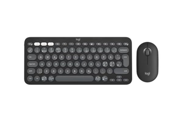 Logitech  Pebble 2 Combo - QWERTY Pan Nordic Layout, Tonal Graphite