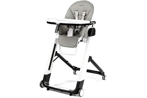 Peg Perego  Siesta Follow Me Ultra Compact Multifunctional Highchair, Ice