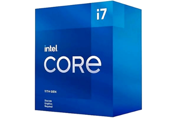 Intel  Core i7-11700F 11e generatie desktopprocessor (basisakt: 2,5 GHz Tuboboost: 4,8 GHz, 8 kernen, LGA1200) BX8070811700F