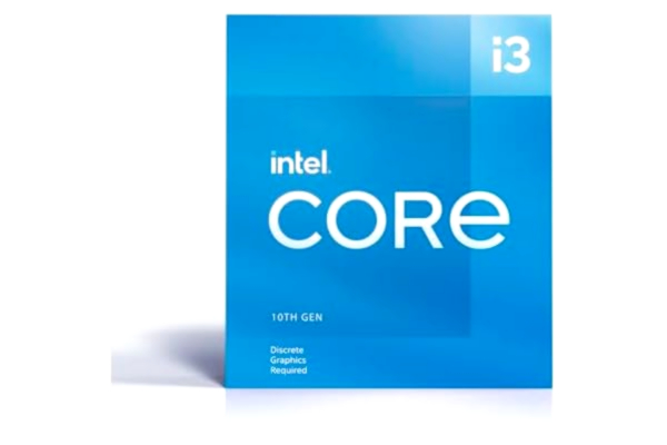 Intel intel Core i3-10105F BX8070110105F Processor, Blå, 6 MB, 65 watt