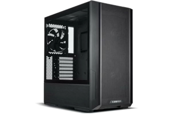 Lian Li  LANCOOL 216 Mid-Tower PC fodral svart – högt luftflöde, modulär design, vattenkylning redo
