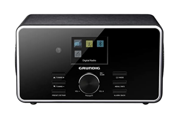 Grundig  DTR 4500 Radio, En Storlek, Svart