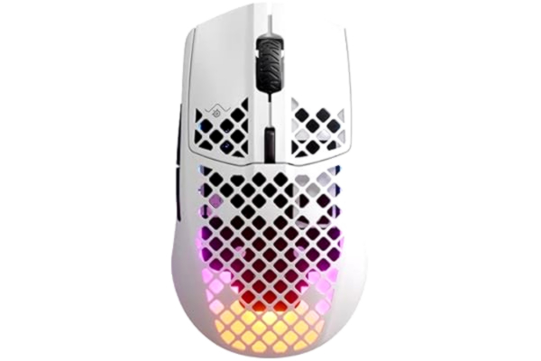 SteelSeries  Aerox 3 Wireless - Snow - Mus - Optisk - 6 - Hvit