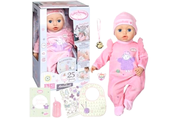 Zapf Creation Baby Annabell – interaktiv docka 43 cm