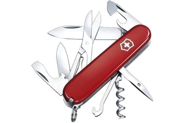 Victorinox  schweizisk fickkniv Climber 9,1 cm röd