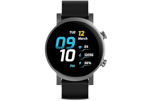 Mobvoi Ticwatch E3 Smartwatch Wear OS by Google with Qualcomm Snapdragon Wear 4100 Platform Google Pay Built-in GPS Heart Rate Monitoring Stress Management iOS and Android Compatible