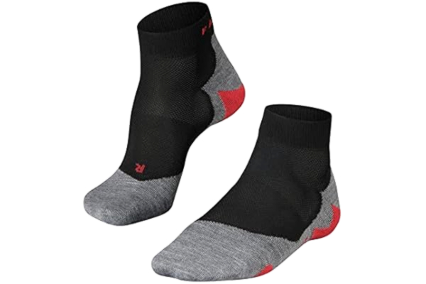 Falke FALKE herr Löparstrumpor RU5 Race Short M Sso funktionellt garn antiblåsning 1 par, Svart Black-Mix 3010, 44-45