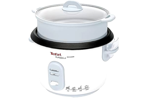 Tefal  Riskokare med Ångkokare RK1011 | Vit | 1,8L