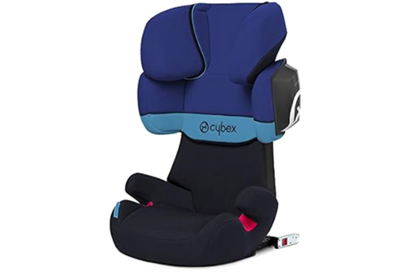 Cybex  Silver Fotelik samochodowy dla dzieci Solution X2-fix, grupa 2/3 (15-36 kg), z Isofix, Blue Moon