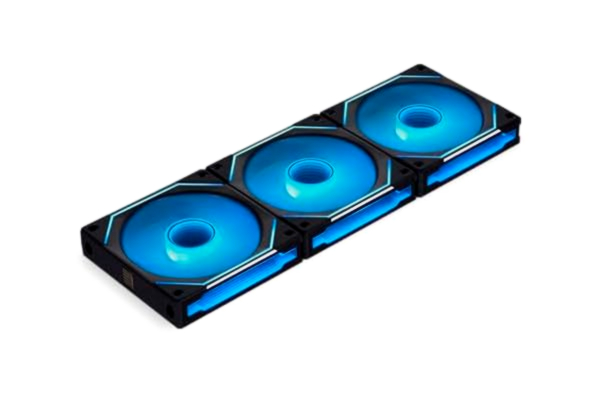 Lian Li  UNI FAN SL120 INF ARGB 120mm Trippelfläktpaket | Infinity Spegel | Daisy-Chain | 61,3CFM | L-Connect 3 | Kontroller, Svart