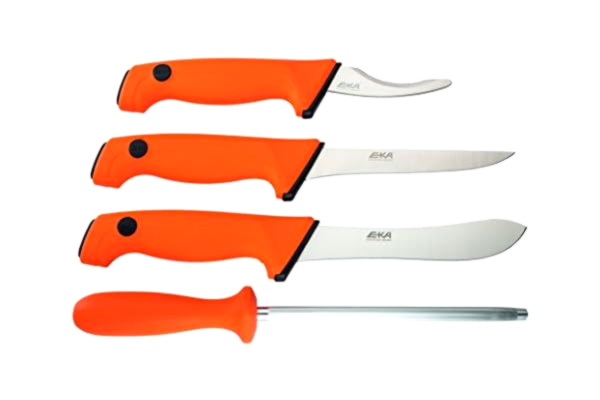 EKA  Butcher-set, orange knivset