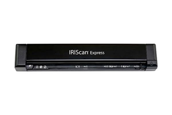 Irislink IRIS can - Express 4 | Bärbar skanner | Kompatibel med Windows/Mac/Linux | Skanna dokument, foton, visitkort | Ultrasnabb | Svart