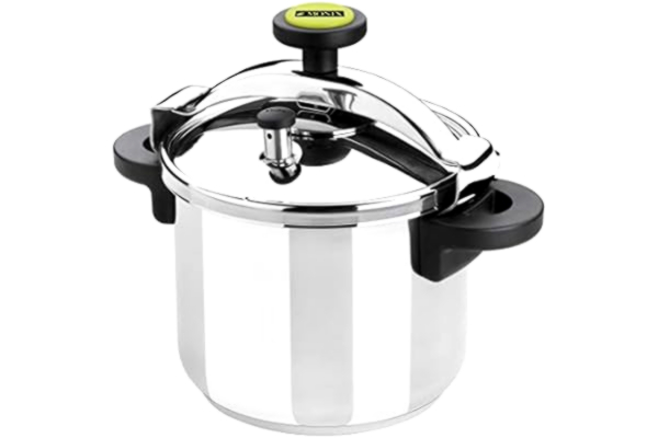 Monix  Classica 10 Litre Pressure Cooker (All Cookers Including Induction), Stainless Steel, Silver, 24 cm
