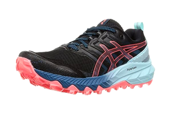 Asics  Fujitrabuco 09 Trailrunningschoenen voor Vrouwen Zwart LichtBlauw 43.5 EU