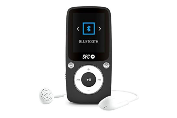 SPC  Bluesound is een MP4-speler met 8 GB intern geheugen en Bluetooth, zwart