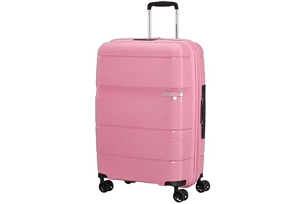 American Tourister  Linex Spinner, roze (Watermeloen Pink), M (66 cm - 63 L), Bagage koffer