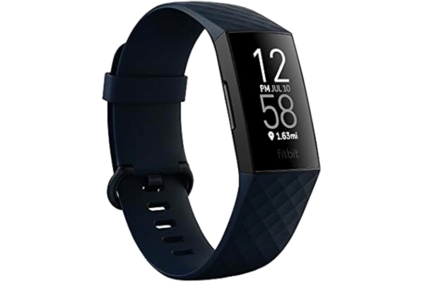 Fitbit  Charge 4 Fitness Tracker Mixte Adulte, Bleu (Storm Blue), Taille Unique