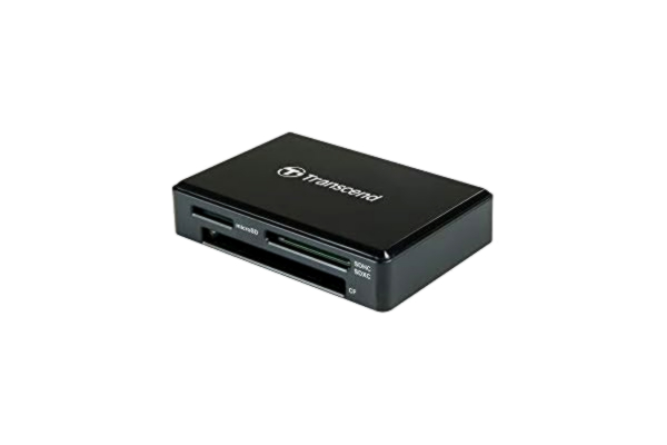 Transcend  USB 3.1 Type-C 3-in-1 Card Reader for SDHC, SDXC, SD, microSDHC, microSDXC, microSD, CompactFlash & UHS-I Card (TS-RDC8K2) Black