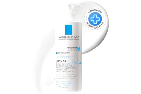 La Roche Posay  fuktgivande kroppsbalsam, lätt, relipiderande, anti-irritation, anti-klåda, fuktgivande och lugn, berikad med sheasmör, för torr och atopisk hud, Lipikar AP+M, 400 ml