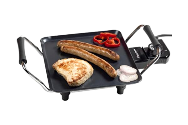 Bestron  ektrische Grillplaat, Teppanyaki Tafelgrill met antiaanbaklaag, 1000W, zwart