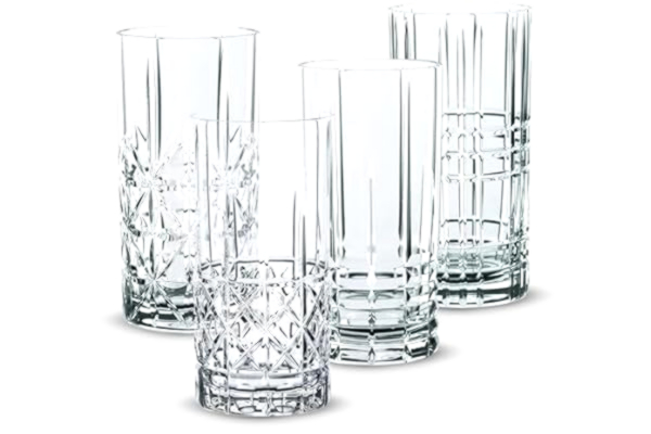 Nachtmann Spiegelau & Nachtmann, set med 4 delar, longdrinkset, kristallglas, 445 ml, Highland, 0097784-0