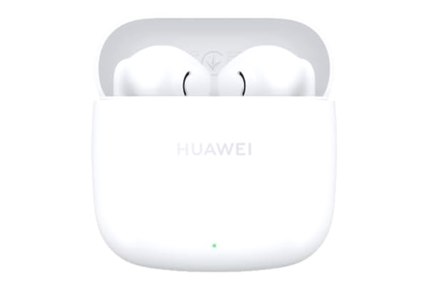 Huawei HUAWEI FreeBuds SE 2 trådlösa hörlurar, upp till 40 timmars batteritid, lätta och bekväma, balanserat ljud, vattentät, tysk version, keramisk vit