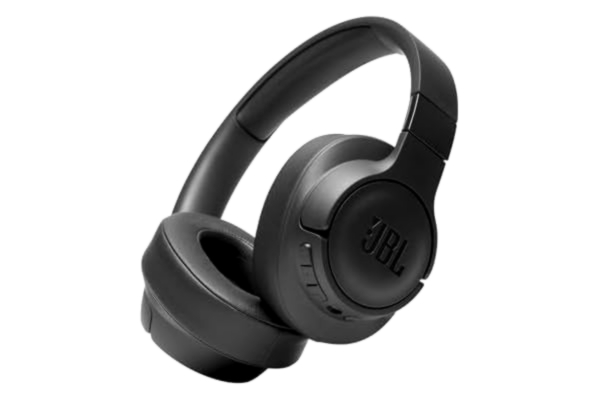 JBL  Tune 760 NC trådlösa over-ear-hörlurar med aktiv brusreducering, JBL Pure Bass-ljud, 35 timmars batteritid och handsfree-hantering, svart