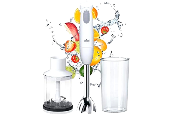 Braun  Multiquick 1 MQ staafmixer Pesto staafmixer H x Ø: 37, 5 x 7, 2 cm wit