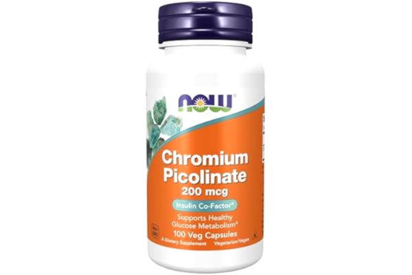 Now Foods Nu Foods Krom PICOLINATE, 100 kepsar 200MCG