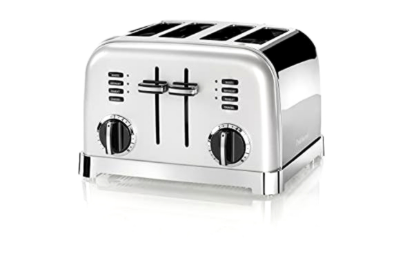 Cuisinart Brødrister 4 skiver Elegant CPT180SE Sølvfarvet