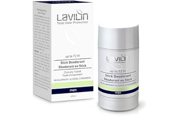 Lavilin LAVILIN Deodorant i baren för män: upp till 72 timmars skydd Det ultimata och olika sättet att förhindra obehaglig lukt - alkoholfri, parabenfri och aluminium