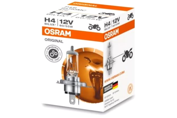 Osram OSRAM ORIGINAL LINE, H4, Halogenstrålkastarlampa, 64193, 12V, Kapsel (1 Pieces)