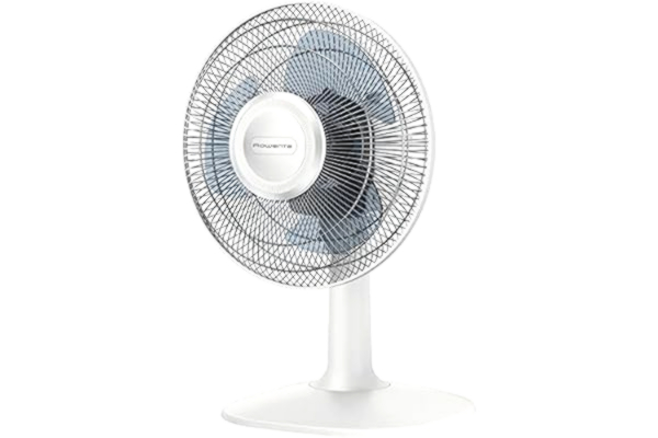 Rowenta ROWENTA VENTILATEUR DE TABLE ESSENTIAL+ VU2310, ARGENT/BLANC